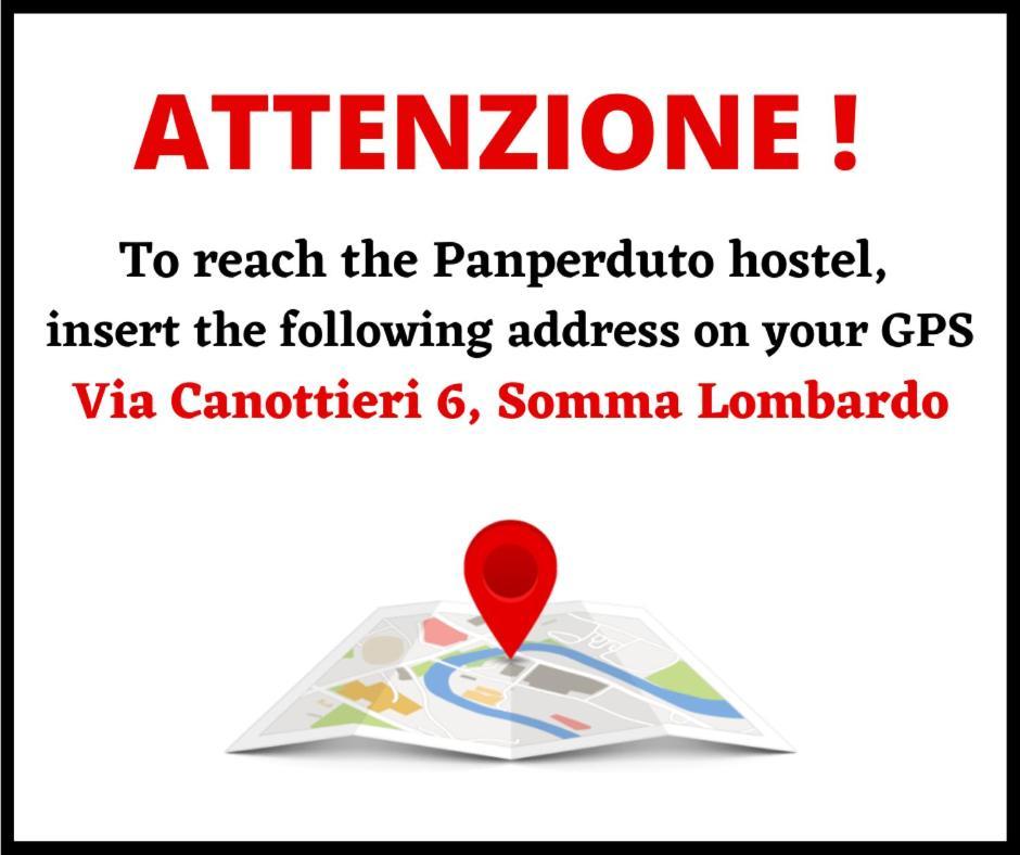 Panperduto Vandrarhem Somma Lombardo Exteriör bild